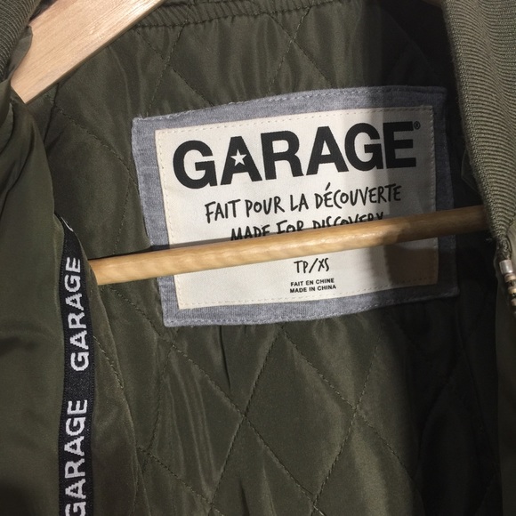 Garage army green bomber jacket - Picture 3 of 5